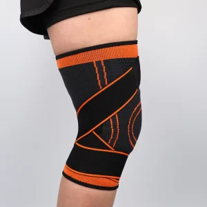 Sports Compression Knee Brace for Outdoor Running Cycling Basketball Lightweight Nylon Strap Knee Support Unisex