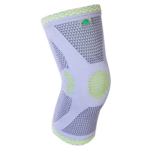 Sports Compression Knee Sleeve With Silicone Pad And Metal Spring Support Bar Knee Brace