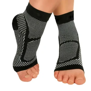 Sports Compression Socks Exposed Toe Compression Ankle Heel Socks Anti Fatigue Ankle Foot Compression Socks