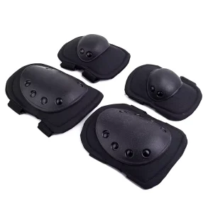 Sports Cycling Tactical Knee and Elbow Pads Comfortable PVC Oxford and Polyester Knee Guard Brace Protective Gear