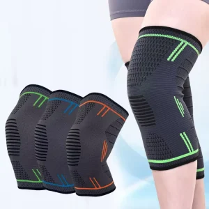 Sports Fitness Compression Sleeves Knee Brace Support Arthritis Joint Nylon Elbow Knee Pads Gym Running Protector
