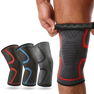 Sports Fitness Compression Sleeves Knee Guard Brace Support Arthritis Joint Nylon Elbow Knee Pads Running Gym Protector