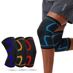 Sports Fitness Compression Sleeves Knee Guard Brace Support Arthritis Joint Nylon Elbow Knee Pads Running Gym Protector