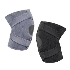 Sports Fitness Knee Sleeve Basketball Running Knee Brace Support Spring Supported Compression Knee Pad