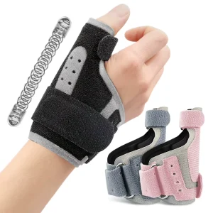 Sports Fitness Men’s & Women’s Nylon Wrist Thumb Guard Spring Support Breathable Strap Pressurized Design for Basketball Running