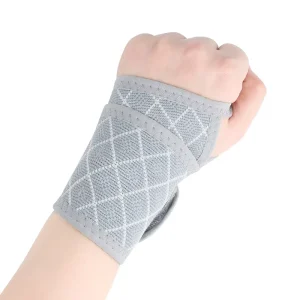 Sports Fitness Weightlifting Knitted Wrist and Hand Support for Basketball
