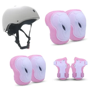 Sports Hard Shell Knee and Elbow Pads Skateboard and Roller Skates Protective Gear for Adults Kids Boys Girls