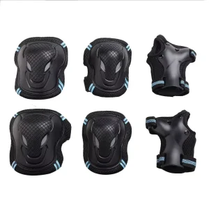 Sports Hard Shell Roller Skating Unisex Adult Knee Palm Elbow Guards Thickened Knee Support Protector Comprehensive Protection
