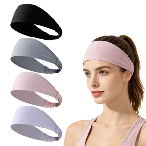 Sports Headband Yoga Fitness Running Sweatabsorbing Forehead Protector Hair Band Customizable Elastic Head Hoop