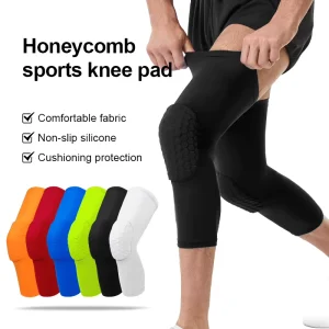 Sports Honeycomb Knee Pads Basketball Riding Protection Collision Prevention Running Flexible Knee Pads