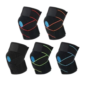 Sports Knee Brace Sleeve Chloroprene Rubber Basic Protection Spring Support Breathable Sweat Absorbing Cycling Running
