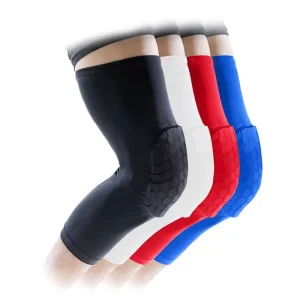 Sports Knee Pad Honeycomb Breathable Anti Collision Cover Logo Customizable Fitness Safety Pad for Basketball Volleyball