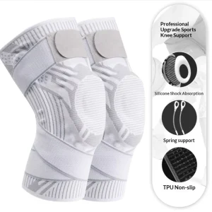 Sports Knee Protector Professional Basketball Running Mountaineering Strap Support Joint Protector Comprehensive Protection