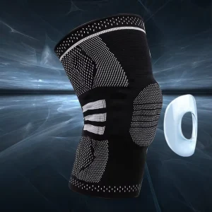 Sports Knee Protector Strap Riding Running Fitness Breathable Joint Comprehensive Protection Non slip Shock Absorbing