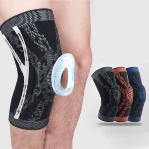 Sports Knee Support Compression Spandex Breathable Anti Collision Patella Protection Outdoor Basketball Football Running Cycling