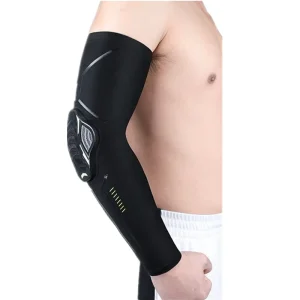 Sports Padded Elbow Arm Sleeves for Basketball Football Volleyball Youth & Adult Size Pads