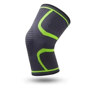 Sports Protection Knee Brace Support Anti-Slip Athletic Breathable Nylon Knitted Elastic Compression Knee Sleeves