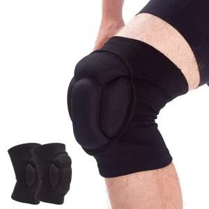 Sports Protective Gear Anti Collision Anti Fall Knee Elbow Pads Thickened Soft Type for Tactical Training Workout