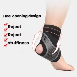 Sports Protective Gear Breathable Lightweight Ankle Guard Basketball Dance Hook Loop Closure Anti Ankle Sprain