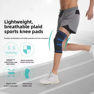 Sports Protective Gear Men Women Cycling Running Fitness Basketball Badminton Elastic Warmth Nylon Spandex Non-Slip Knee Pads