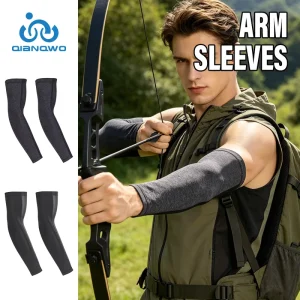 Sports Protective Ice Silk Arm Sleeves Sun Protective Breathable Arm Sleeves Unisex Sports Arm Sleeves