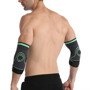 Sports Protector Adjustable Nylon Elbow Support Strap Compression Breathable Elbow Brace Sleeve for Basketball Tennis