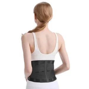Sports Removable Pad Elastic Back Traction Waist Lumbar Support Belt Lower Back