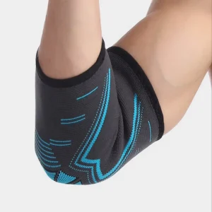Sports Safety Comfortable Knitted Compression Elbow Brace Nylon Elastic Tennis Elbow Support Protector Sleeve