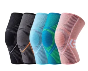 Sports Safety Comprehensive Protection Pain Relief Dance Protection Breathable Elastic Knitted Sport Pads Knee Sleeves
