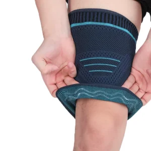 Sports Safety Medical Non Slip Compression Knee Sleeve Protector Professional Protection Spring Season Comfort Pull