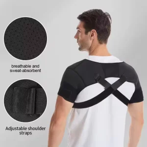 Sports Shoulder Protection Breathable Pressure Adjustable Neoprene Anti Strain