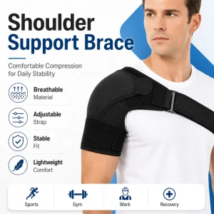 Sports Shoulder Strap Protective Sleeve Adjustable Shoulder Protector for Single Shoulder Strain Prevention