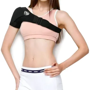 Sports Shoulder Support Adjustable Compression Breathable Polyester Fiber Unisex Designed for Fitness Anti Strain Injury