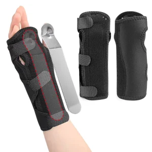 Sports Steel Plate Support Wrist Brace for Adjustable Hand Guard Wrist Fixation Men’s Women’s Protectors Palm Bracket