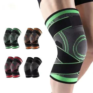 Sports Strap Knee Brace Compression for Running Cycling Basketball Non slip Knee Support Fitness Nylon Knee Support