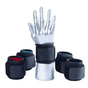 Sports Wrist Brace Men Women Fitness Protection Anti-sprain Hook Loop Closure Compression Polyester Fiber Badminton