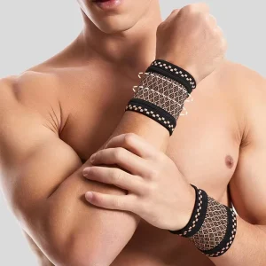Sports Wrist Guard Sweat Absorbing Copper Fiber and Copper Containing Nylon Knitted Summer Pressure Wrist Guard