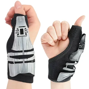 Sports Wrist and Thumb Guard with Plastic Support Splint Fixed Design for Adult Use Polyester Fiber Material