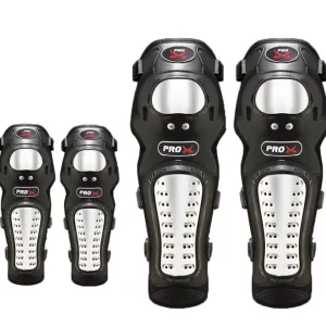 Stainless Steel Anti-Fall Protective Gear Set for Motorcycles Bicycles Four-Piece EVA Knee Elbow Pads Flexible Off-Road Riding