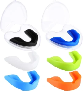 Standard Ice Hockey Mouth Guard for Sports with Storage Box Youth Teeth Protector Guard Football Silicone Mouthguard