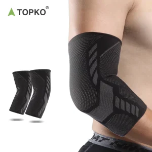 Stocked Breathable Knitted Sports Elbow Brace Sports Soccer Elastic Elbow Brace