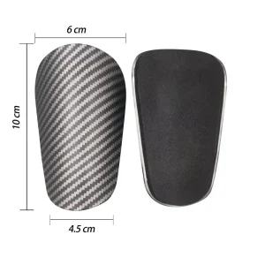 Striped Mini Shin Guards Soccer Players EVA Cushion Protection Reduce Shocks and Injuries