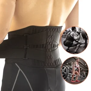 Strong Lower Back Brace Support Corset Belt Waist Trainer Sweat Slim Belt Lumbar Waist Support Belt for Back Pain Relief