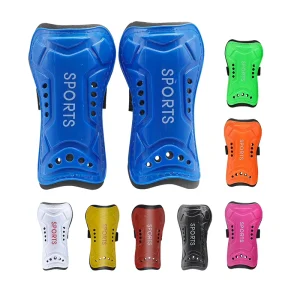 Sublimation Mini Custom Logo Sport Safety EVA Foam Knee Support Professional Protection Football Shin Guards With Pain Relief