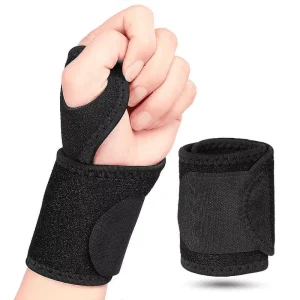 Summer Gym Wrist Band Neoprene Sports Wrist Support Splint Palm Guard Free Size Fitness Fractures Carpal Tunnel Soft Button