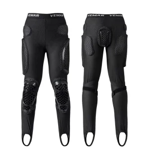 Summer Motorcycle Riding Pants Men Stretch Silm Moto Cycling Shorts Breathable Motocross Racing Trouser Knee&Hip Pads Protector