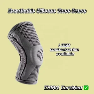 Summer Outdoor Sports Breathable Polyester Knee Pads Pressurized Protection For Adult Mountaineering Running