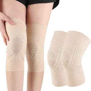 Summer Thin Non Slip Traceless Breathable Hollow Knee Protector for Men Women Running Sports Comprehensive Protection