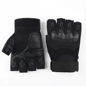 Summer Universal Tactical Cycling Gloves Palm Anti Slip Knuckle Guard Shell Breathable Protective Gloves for Outdoor Sports