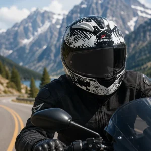 Superfasty A01 DOT Certified ABS Durable New Quick Release Full Face Motorcycle Helmet Custom Logo All Seasons China